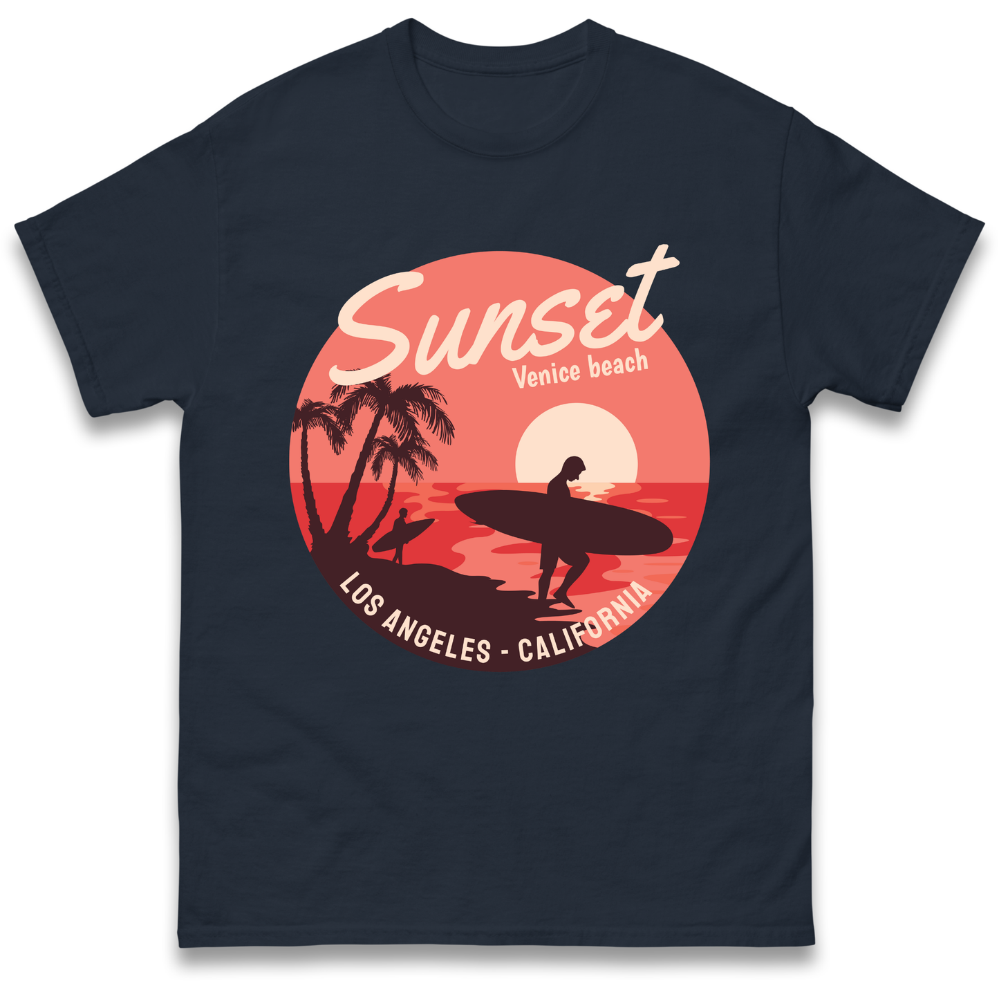 Sunset Venice Beach T Shirt