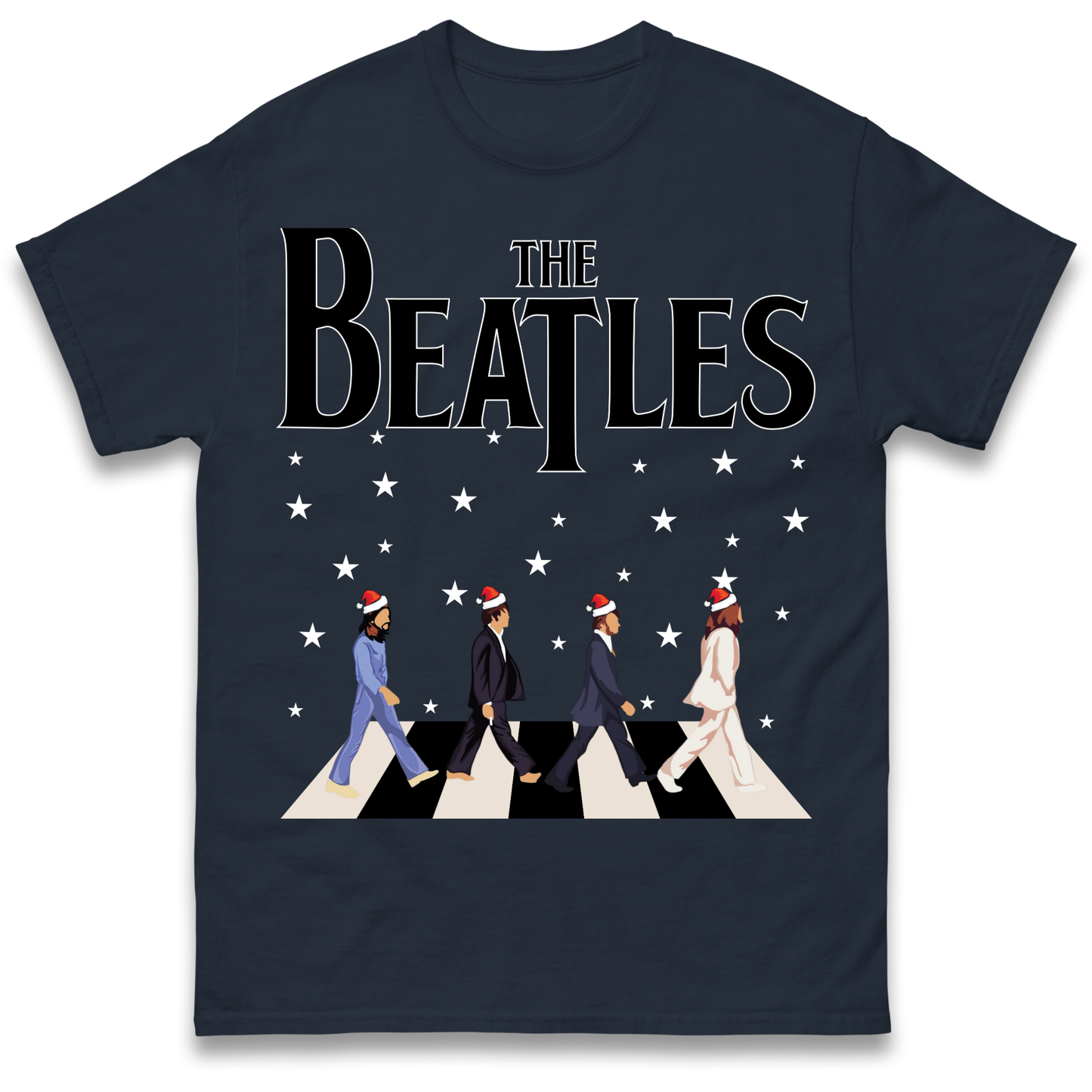 The Beatles Abbey Road Christmas T Shirt