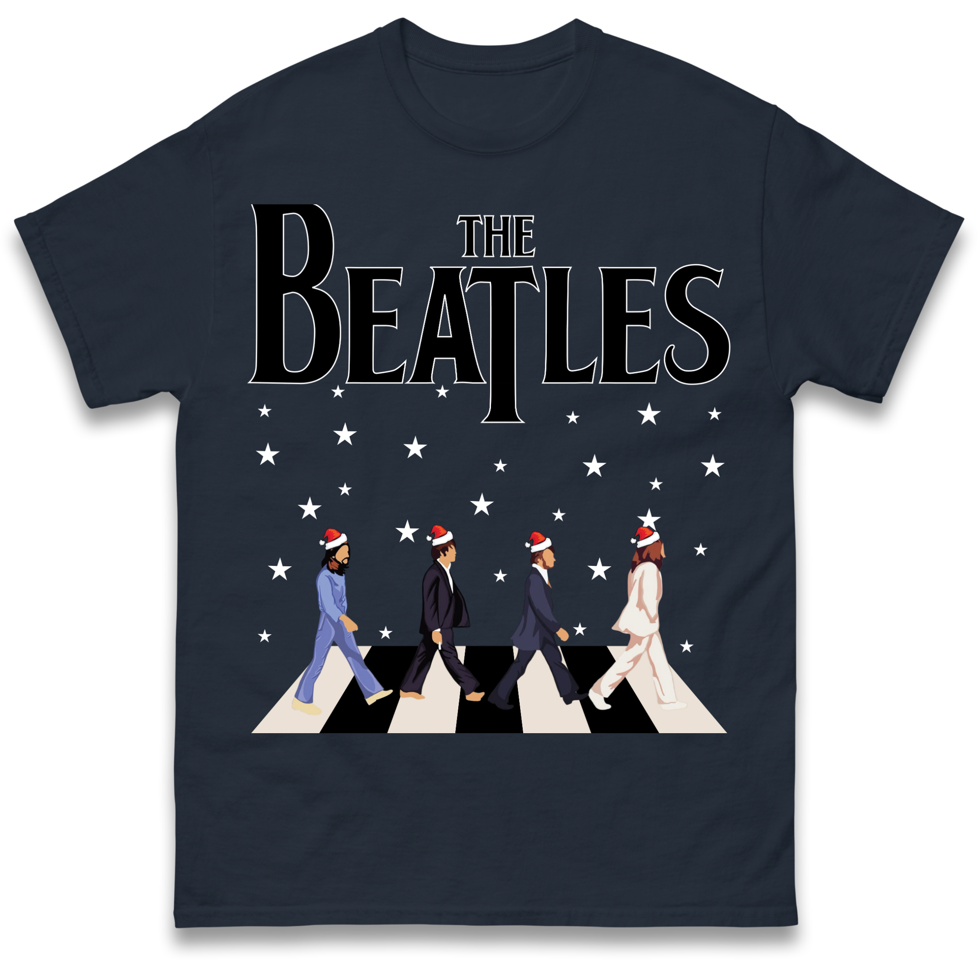 The Beatles Abbey Road Christmas T Shirt