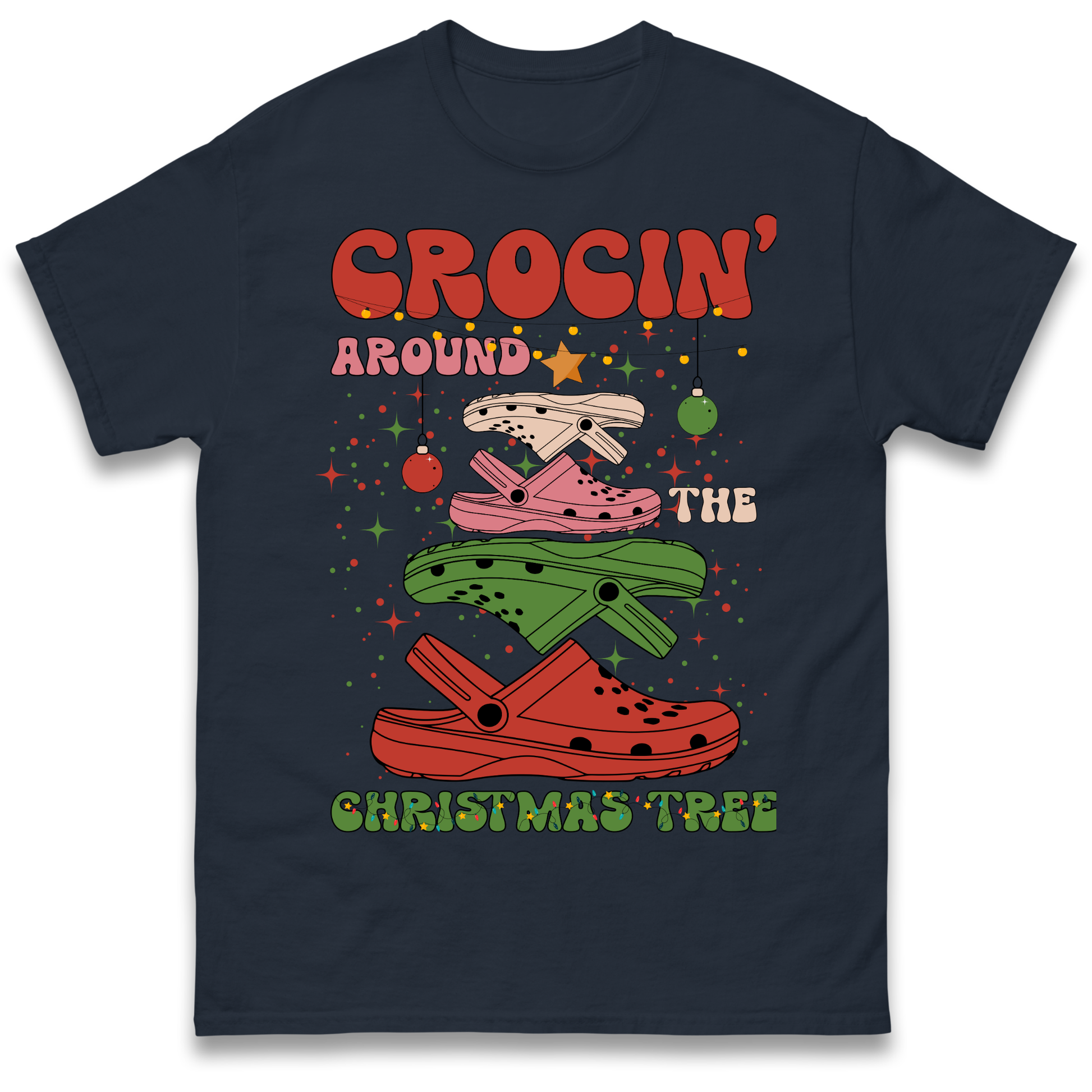 Crockin Around the Christmas Tree Christmas T Shirt