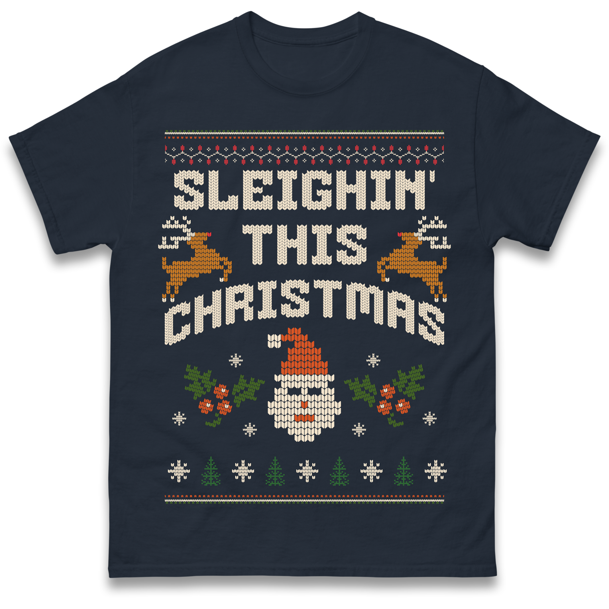 Sleighin This Christmas Christmas T Shirt
