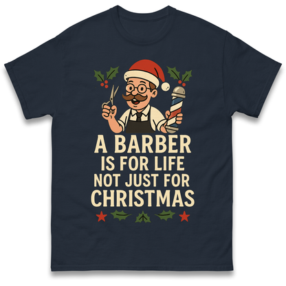 Barber Christmas T Shirt