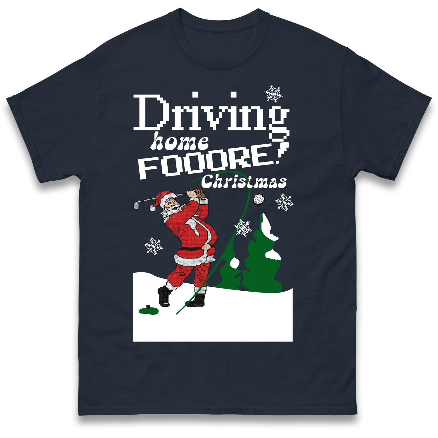 Christmas Golf T Shirt