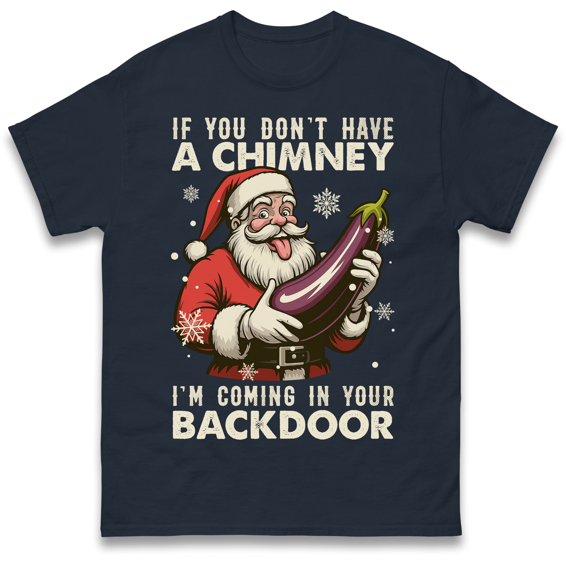 Santa Back Door T-Shirt