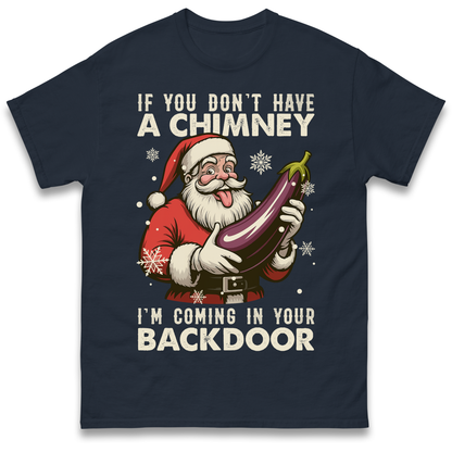 Santa Back Door T-Shirt