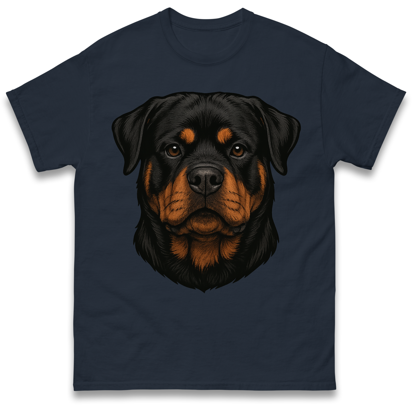 Rottweiler Face T Shirt