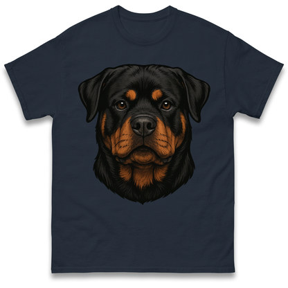 Rottweiler Face T Shirt