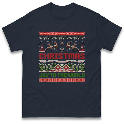 Christmas Joy to the World Christmas T Shirt