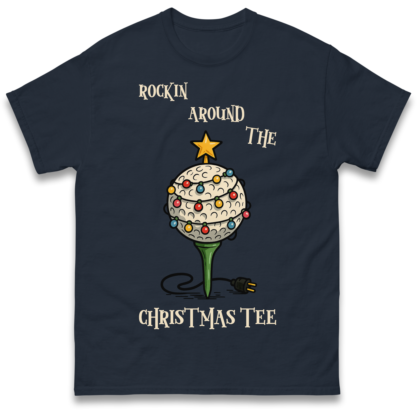 Golf Christmas T Shirt