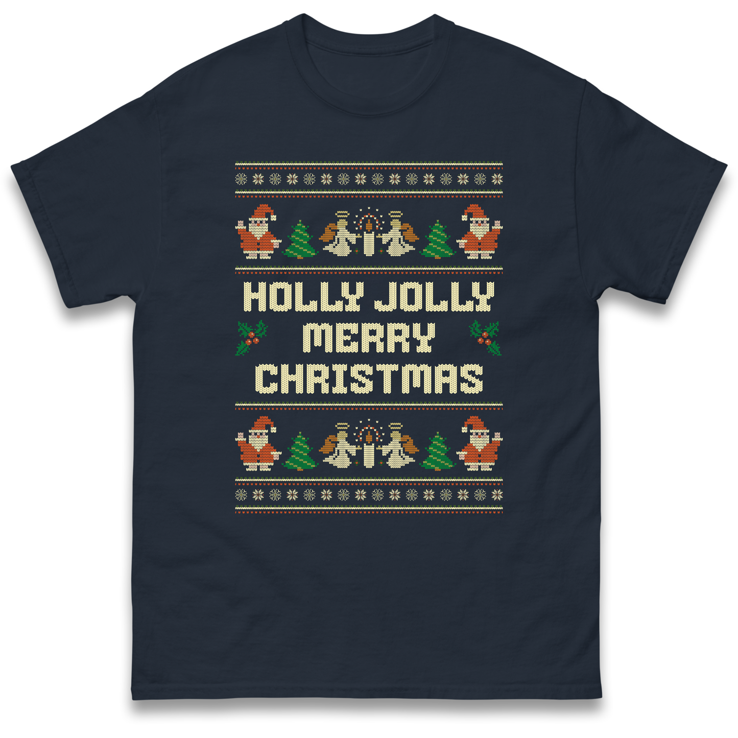 Holly Jolly Merry Christmas T Shirt