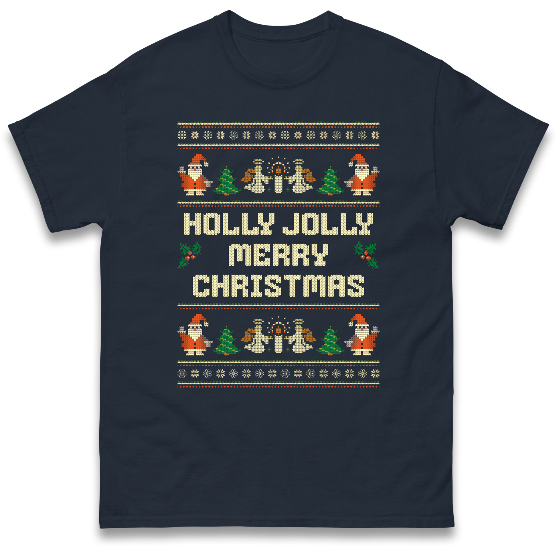 Holly Jolly Merry Christmas T Shirt