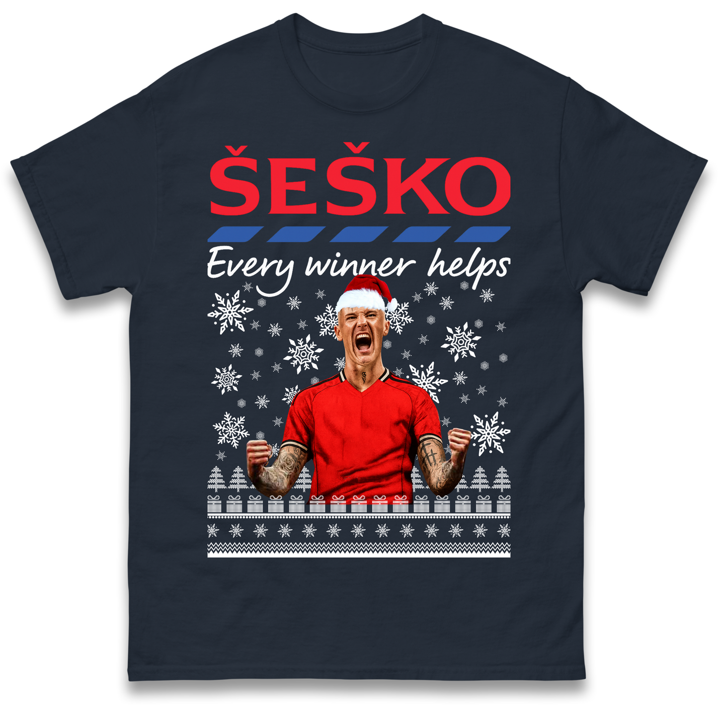 Benjamin Sesko Christmas T Shirt