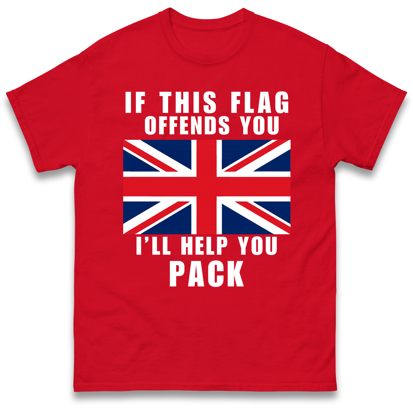 If This Flag Offends You I Will Help You Pack T Shirt