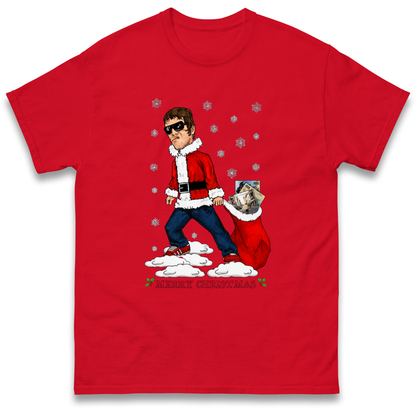Liam Gallagher Christmas Santa T Shirt