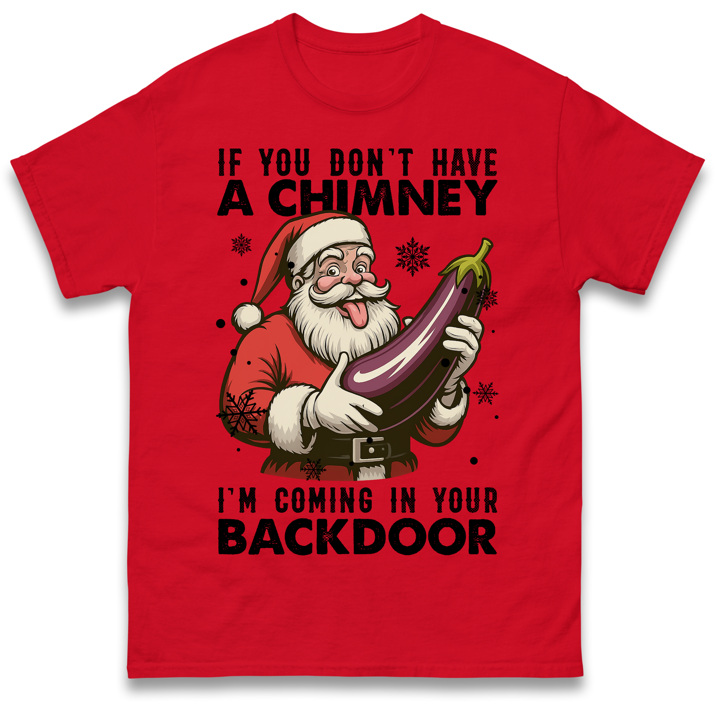 Santa Back Door T-Shirt