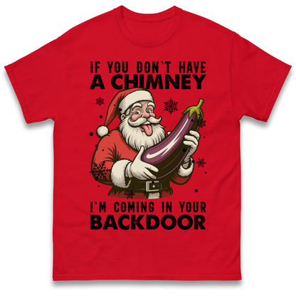 Santa Back Door T-Shirt