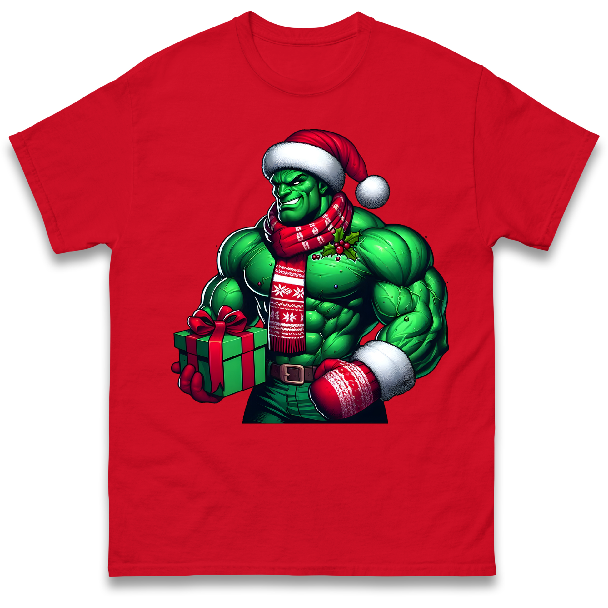 The Hulk Santa T Shirt
