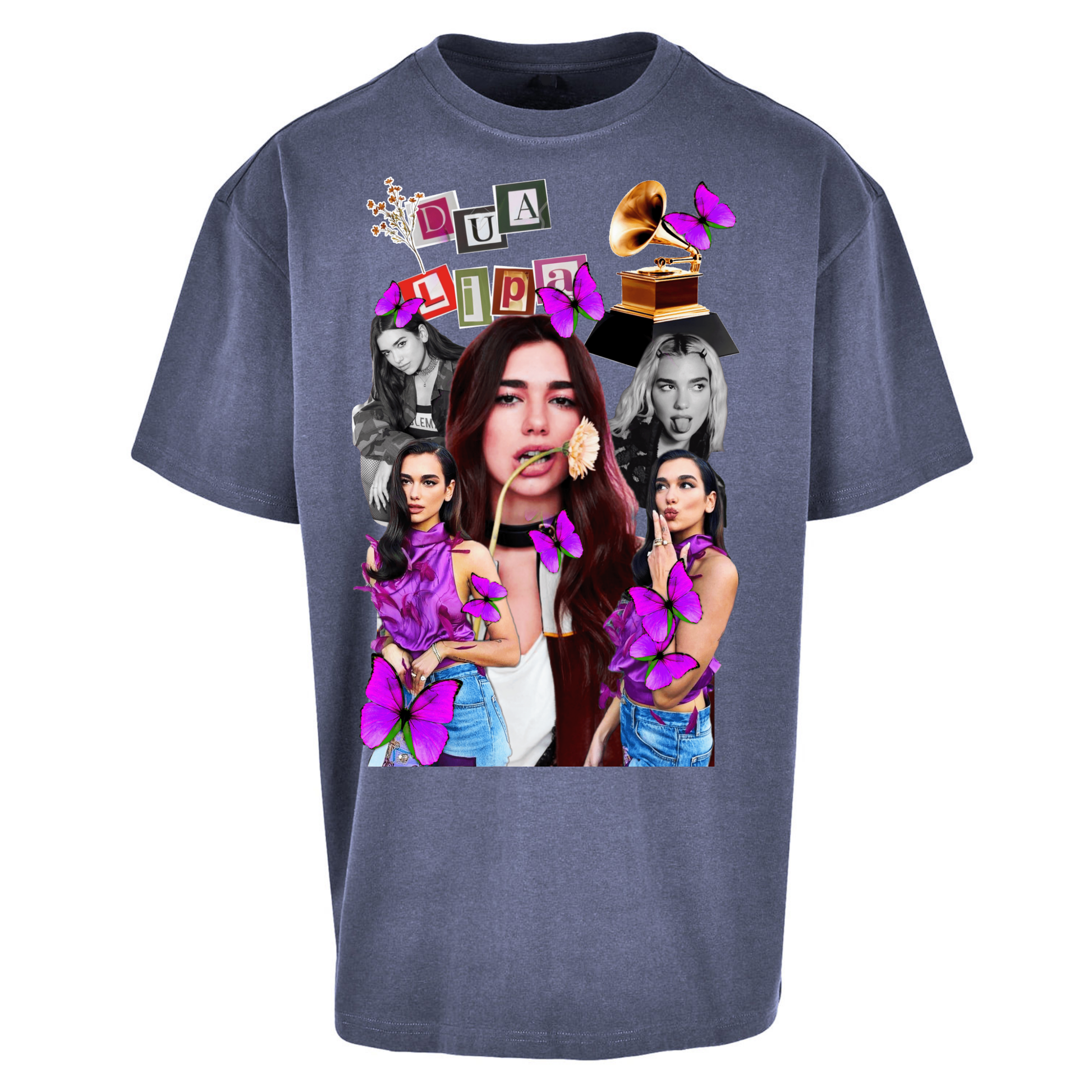 Dua Lipa Butterflies Oversized T Shirt