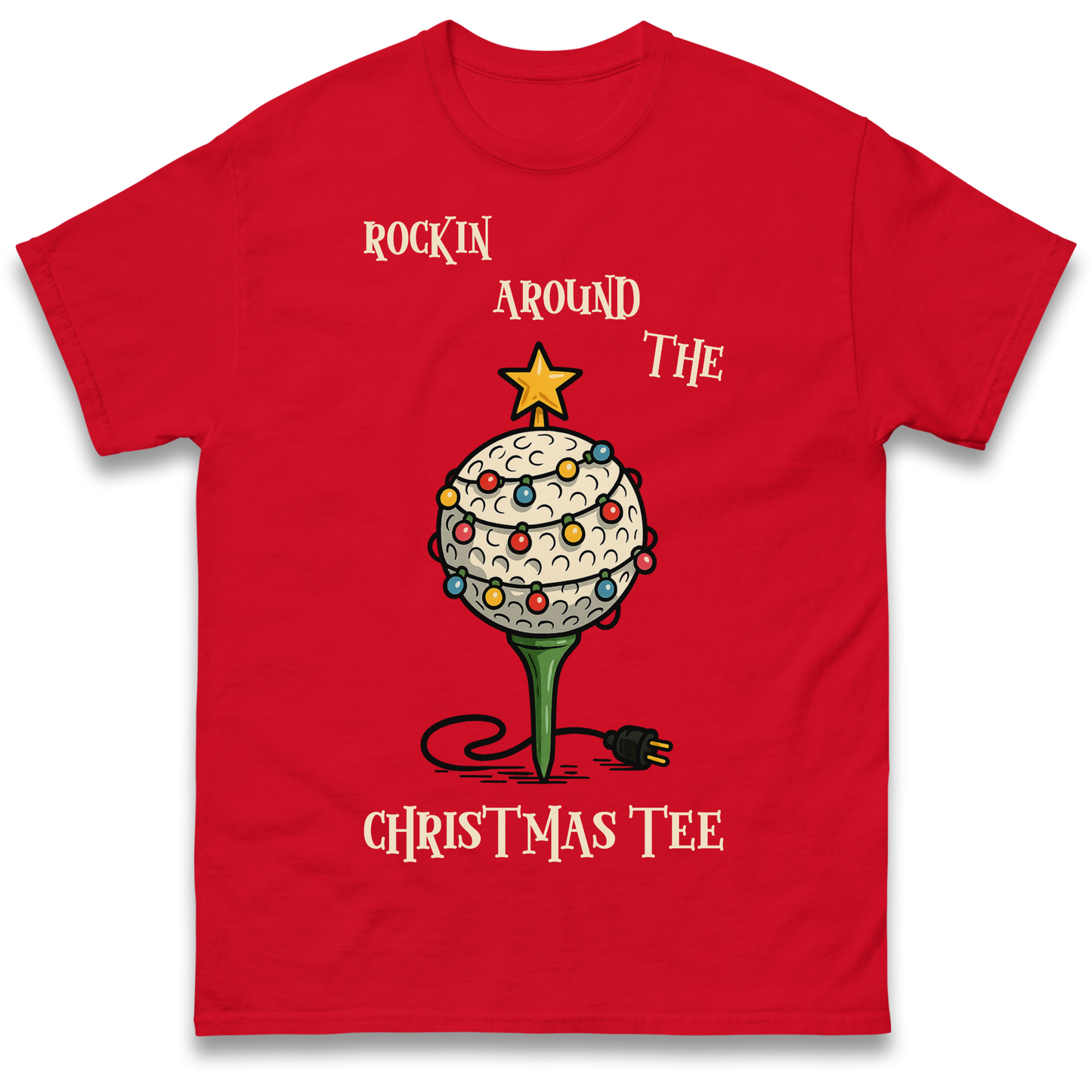 Golf Christmas T Shirt