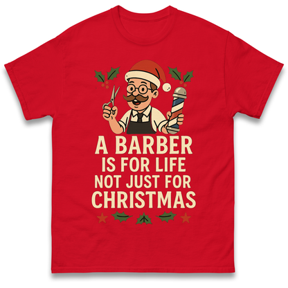 Barber Christmas T Shirt