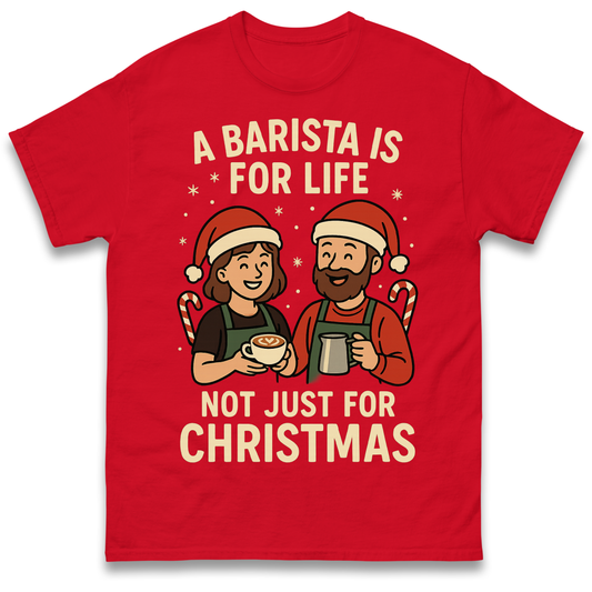 Barista Christmas T Shirt