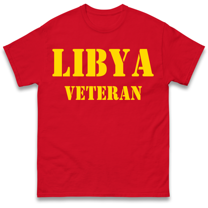 Libya Veteran T Shirt