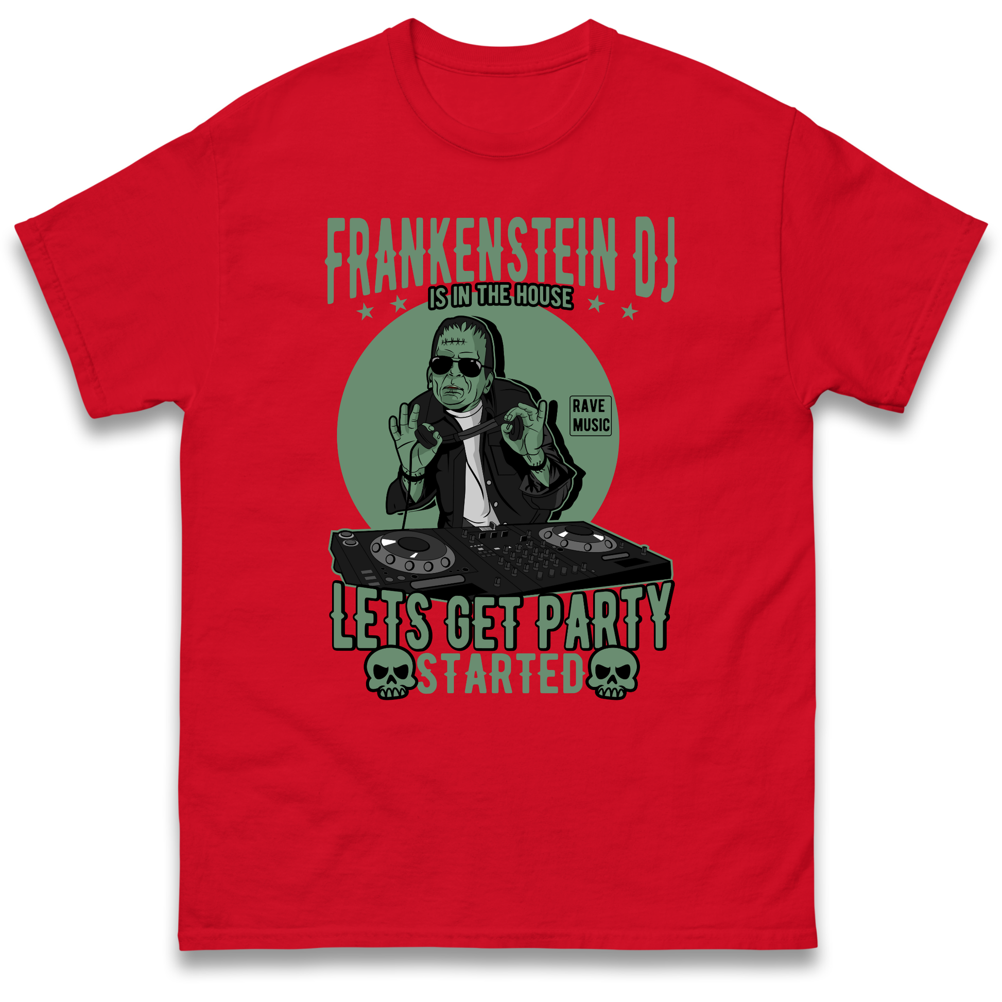 Frankenstein DJ T Shirt