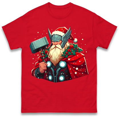 Viking Thor Santa T Shirt