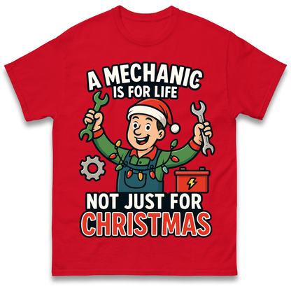 Mechanic Christmas T Shirt