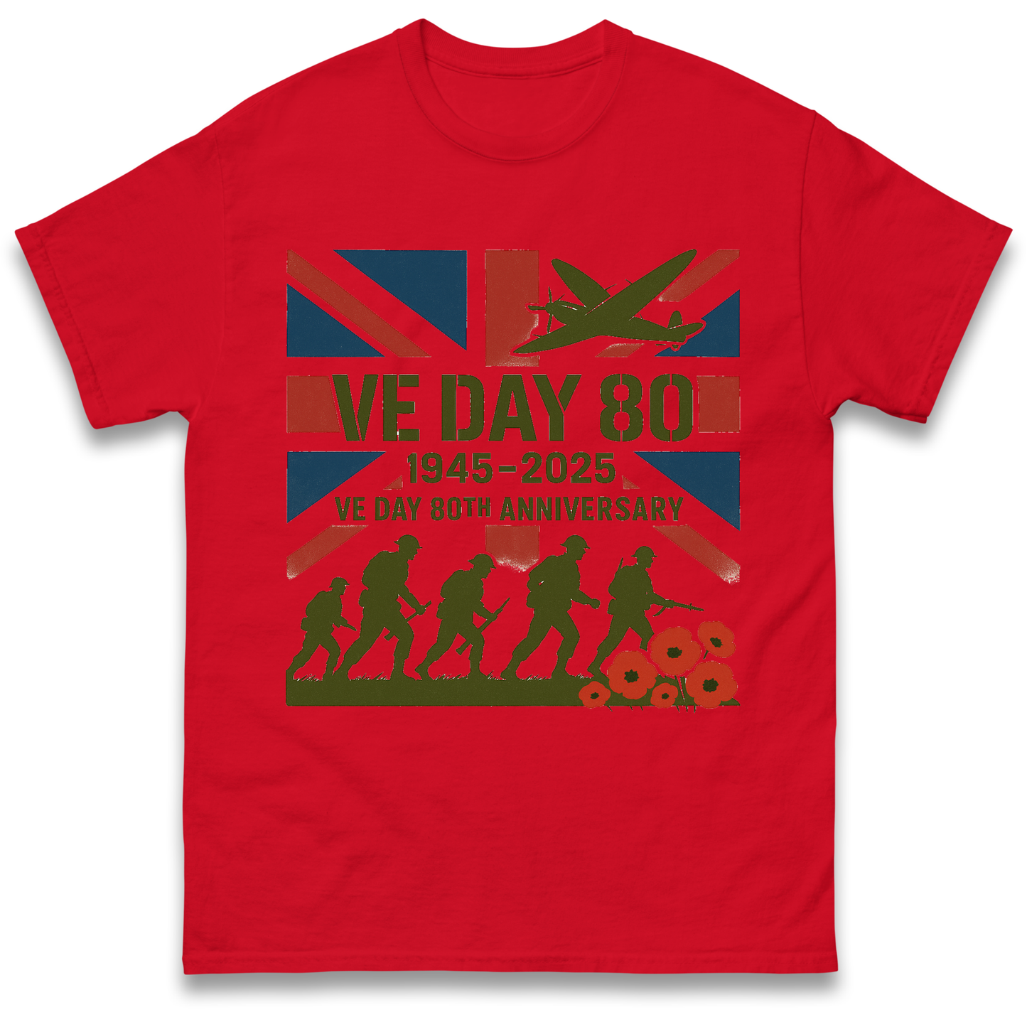 VE Day 80th Anniversary 1945 2025 T Shirt
