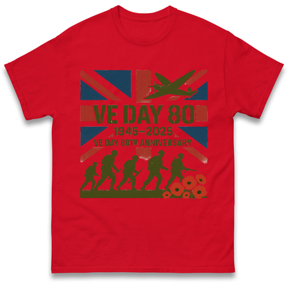 VE Day 80th Anniversary 1945 2025 T Shirt