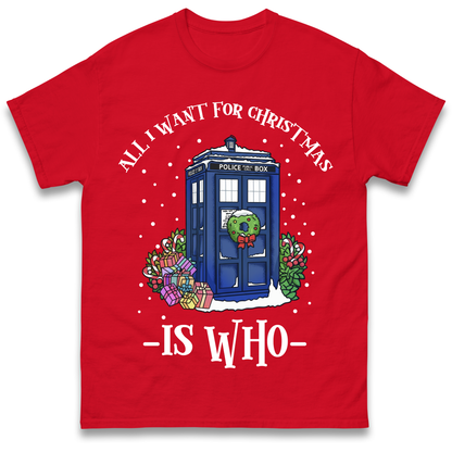 Dr Who Christmas T-Shirt