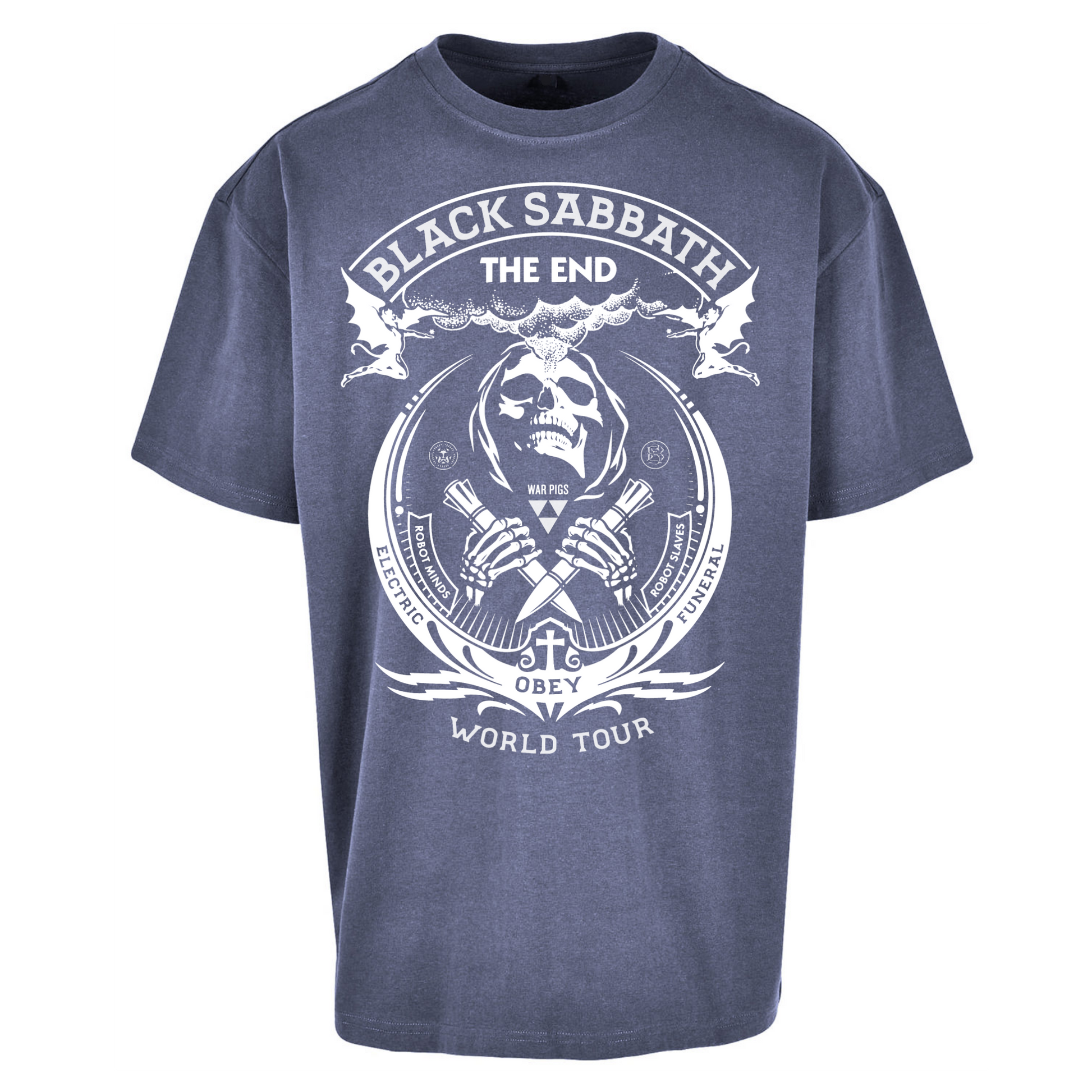 Black Sabbath The End World Tour oversized T Shirt