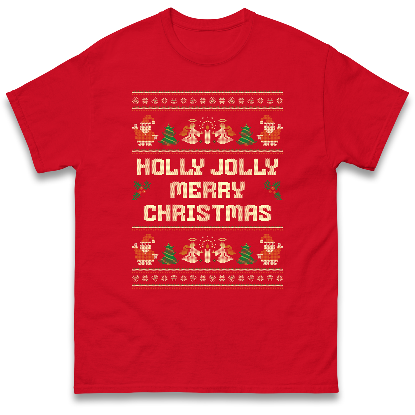 Holly Jolly Merry Christmas T Shirt