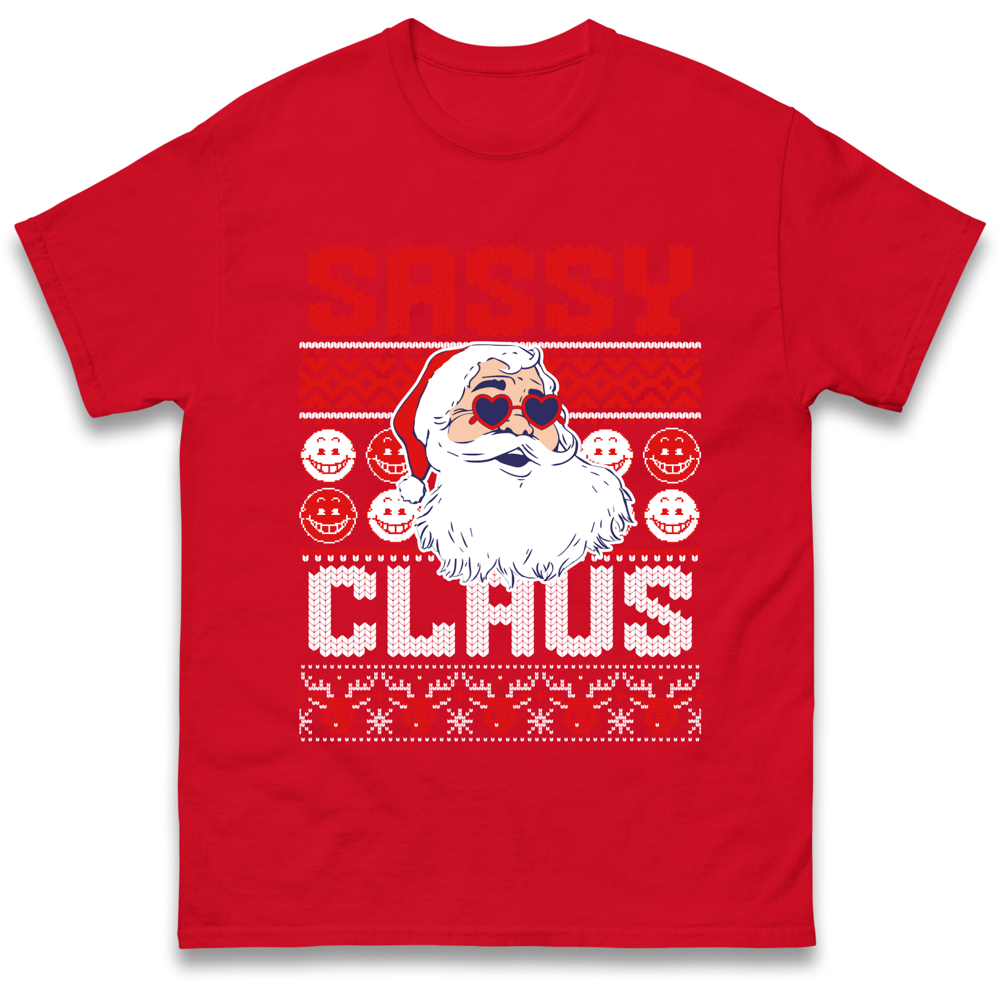 Sassy Claus Santa Christmas T Shirt