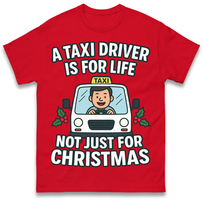 Taxi Driver Christmas T Shirt