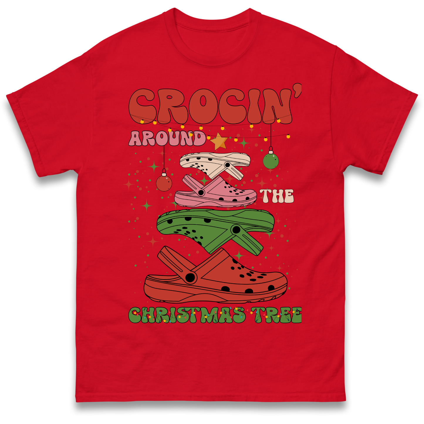 Crockin Around the Christmas Tree Christmas T Shirt