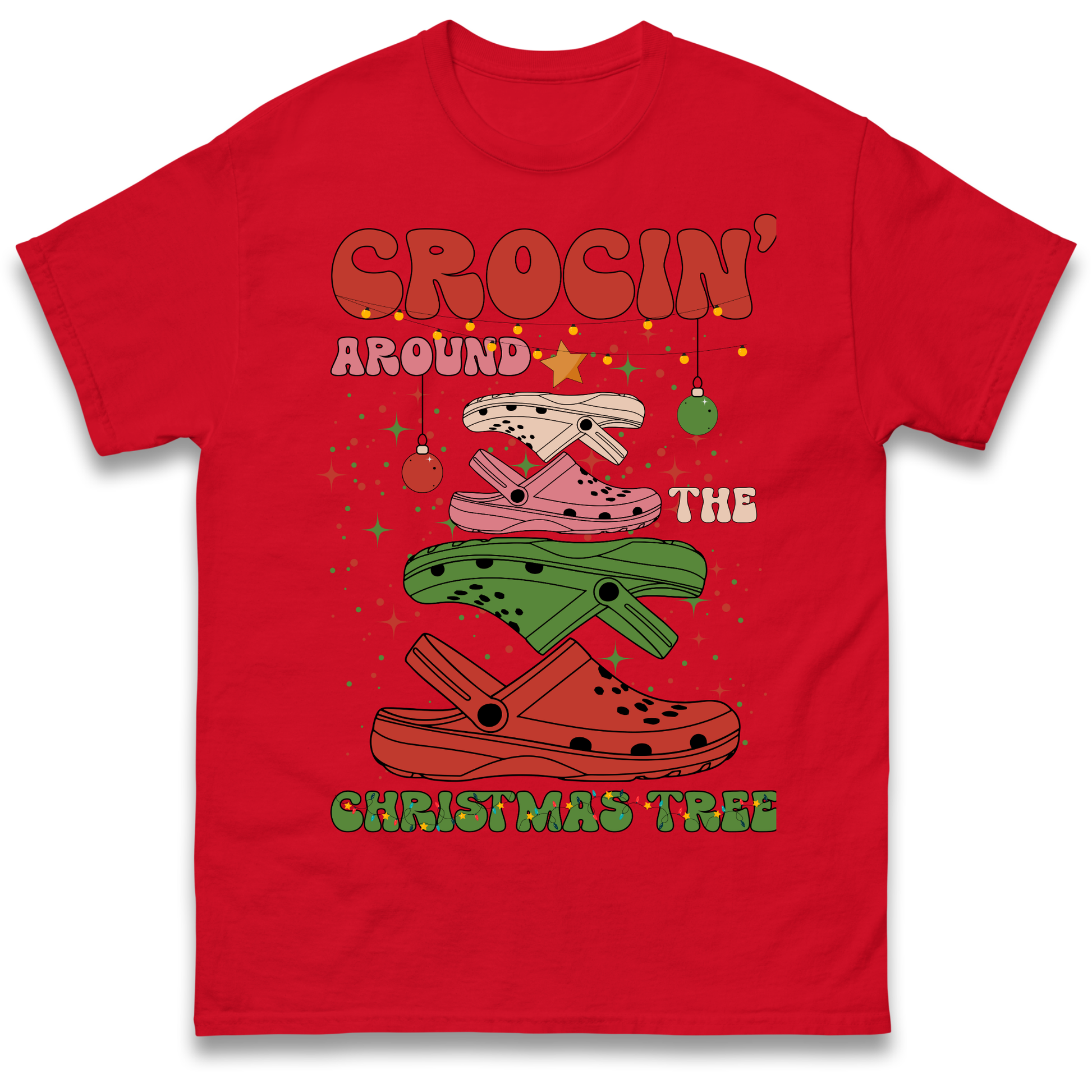 Crockin Around the Christmas Tree Christmas T Shirt