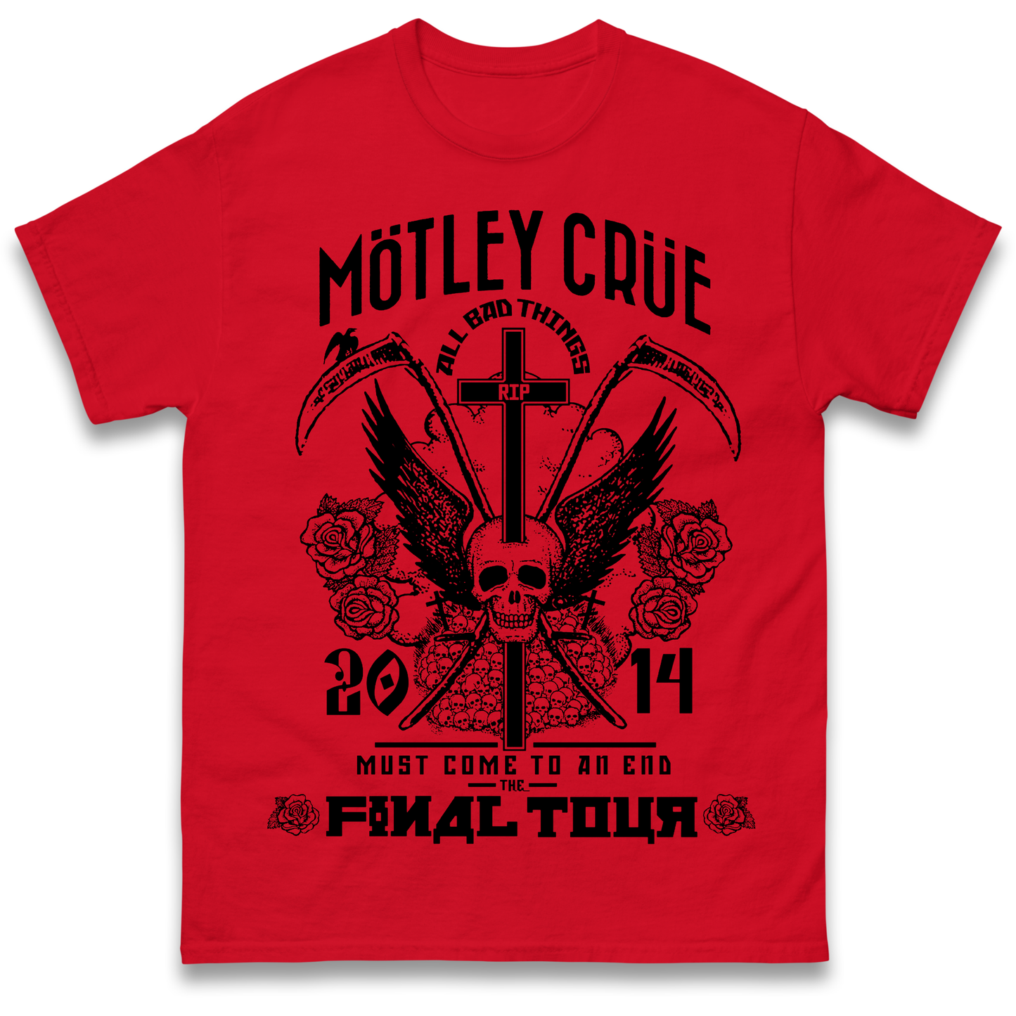 Motley Crue All Bad Things T Shirt