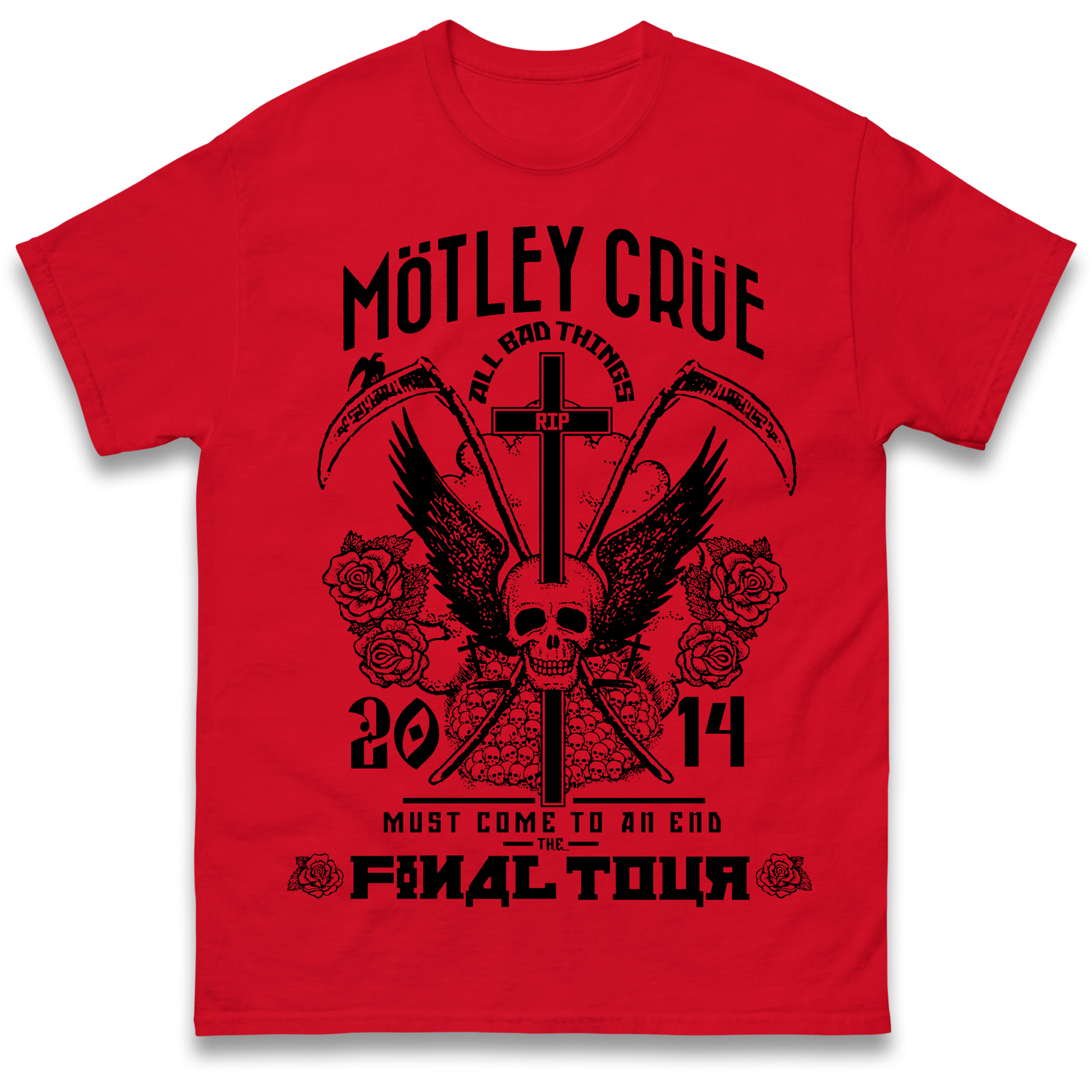 Motley Crue All Bad Things T Shirt