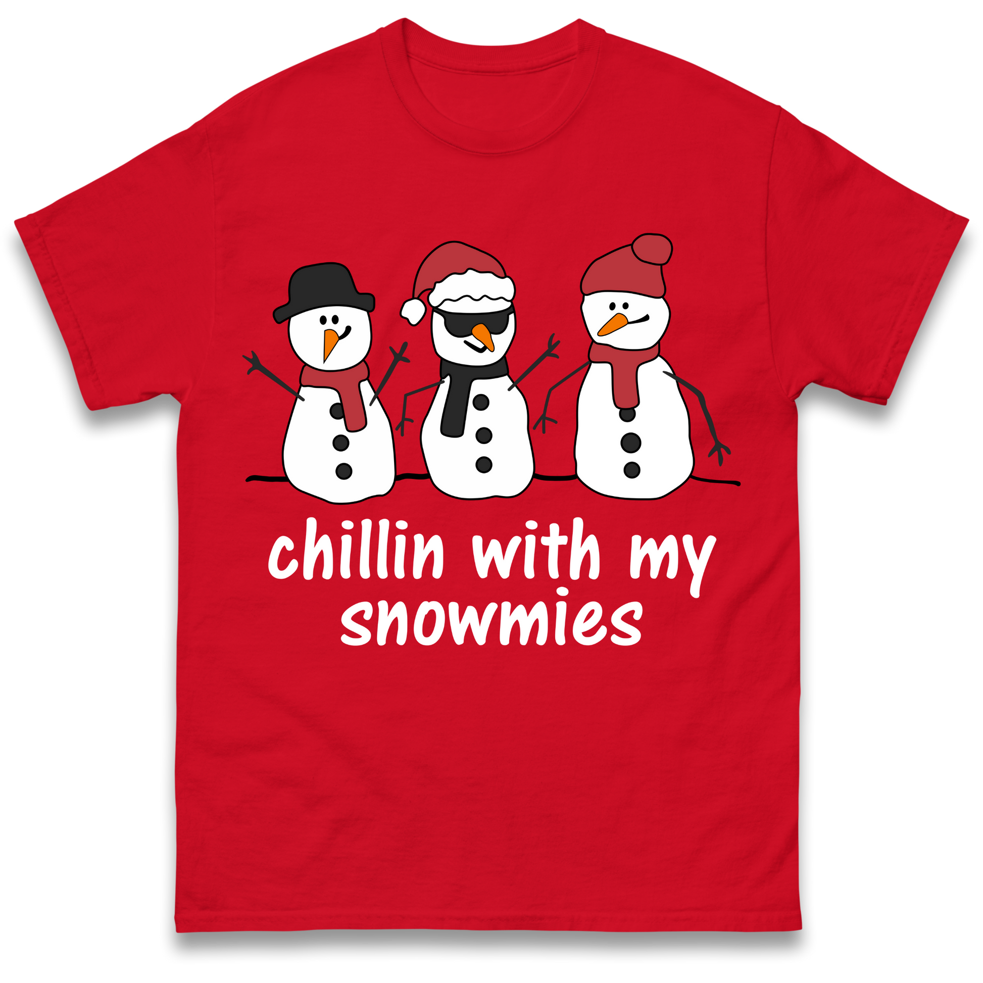 Chillin With My Snowmies T Shirt