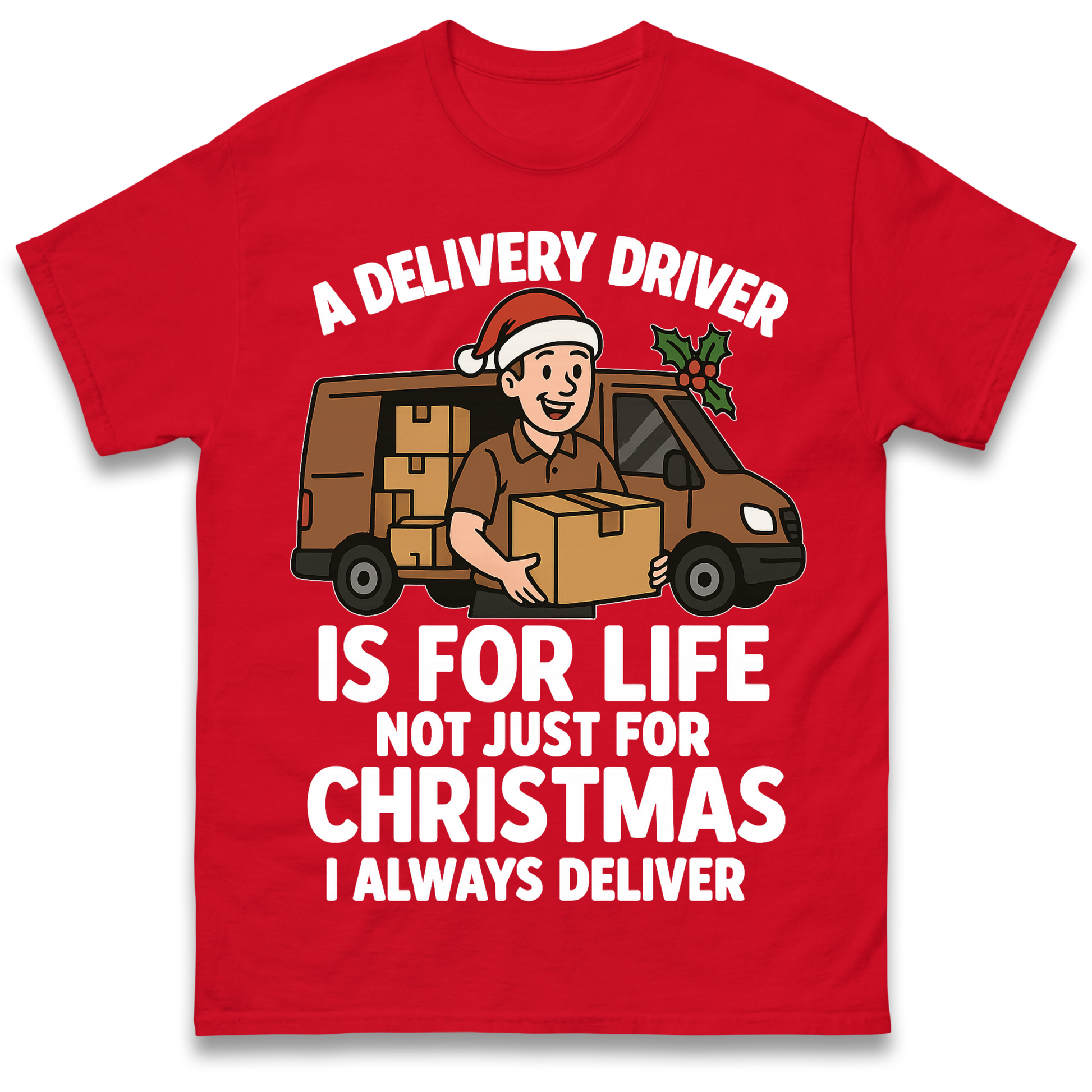Delivery Driver Christmas T Shirt