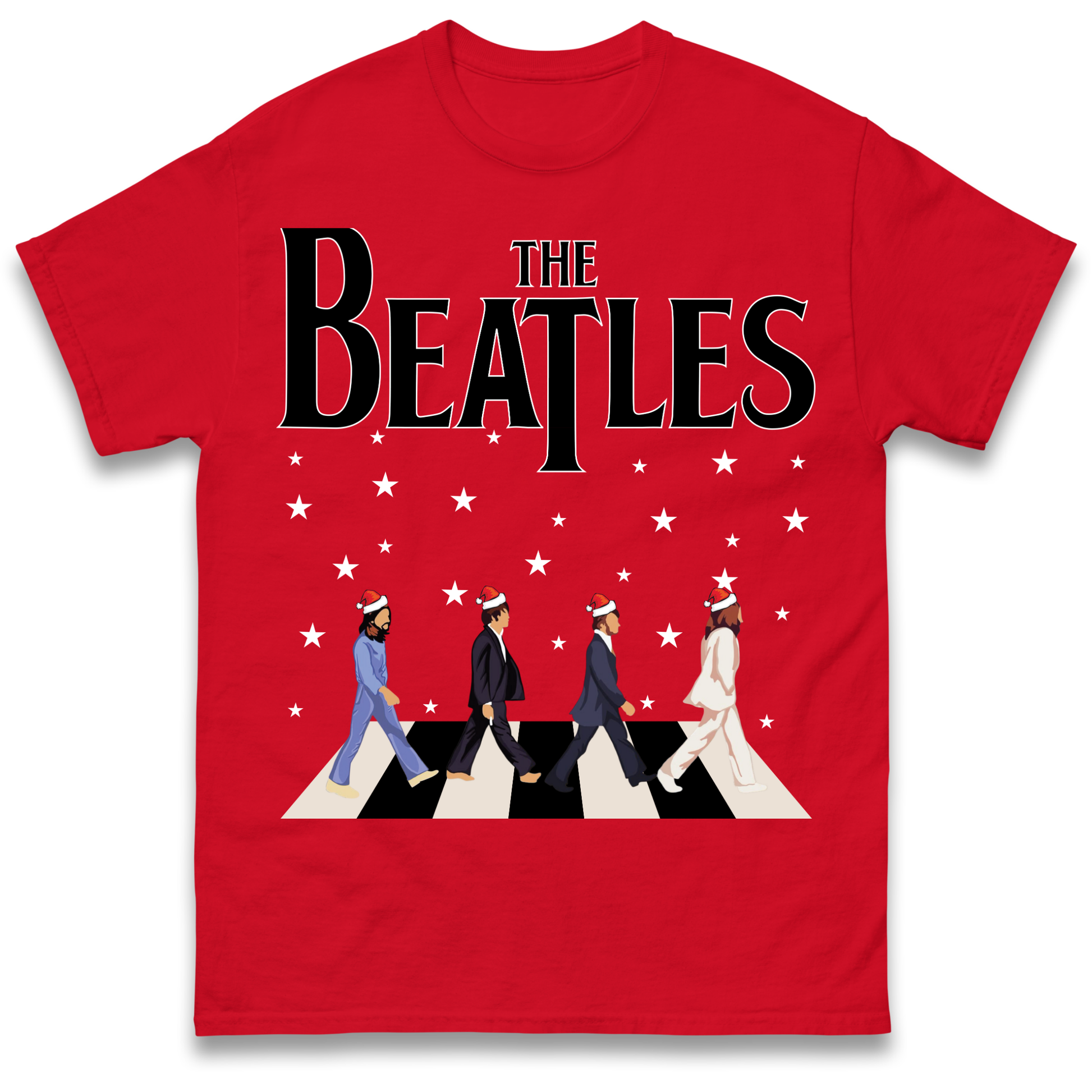 The Beatles Abbey Road Christmas T Shirt