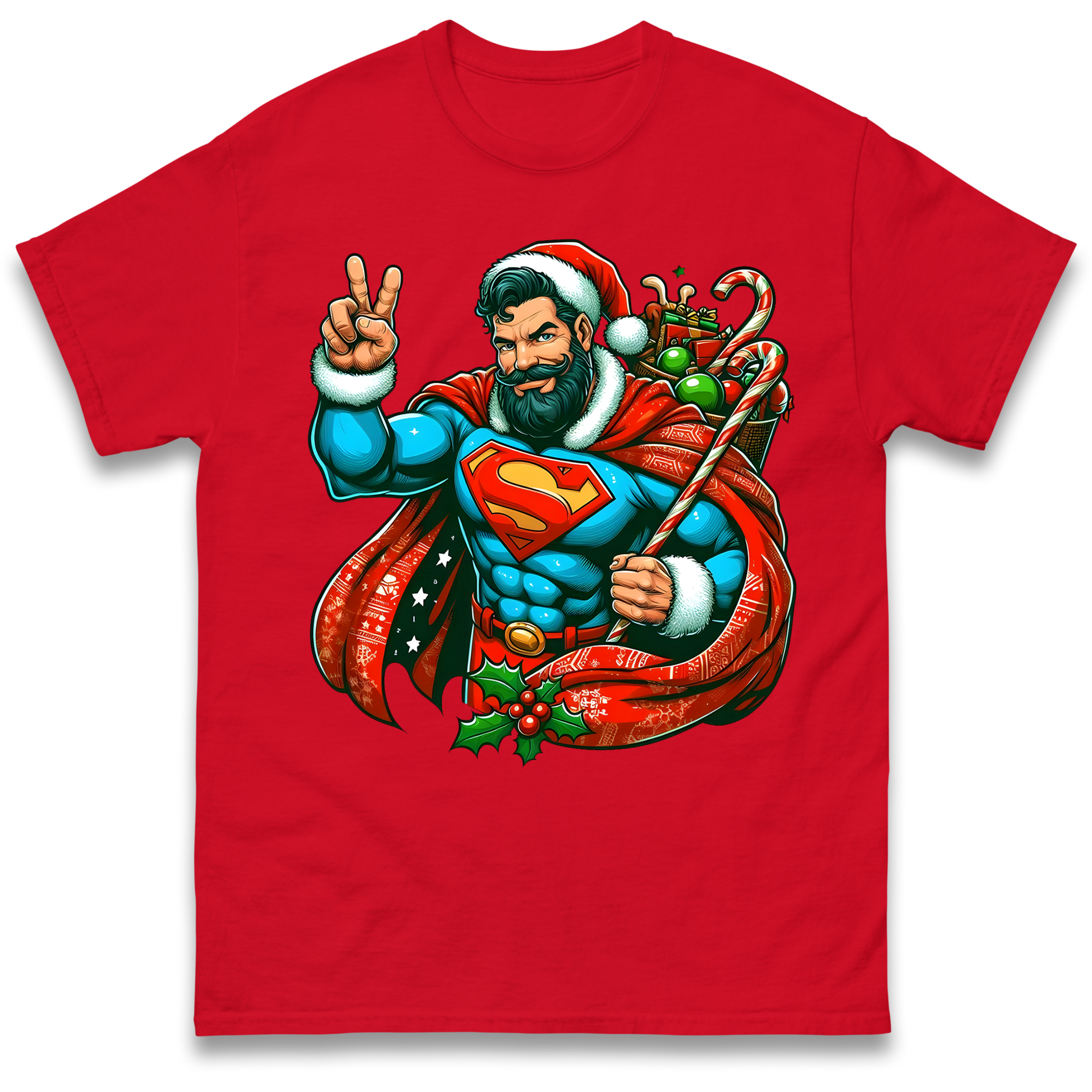 Superman Christmas T Shirt