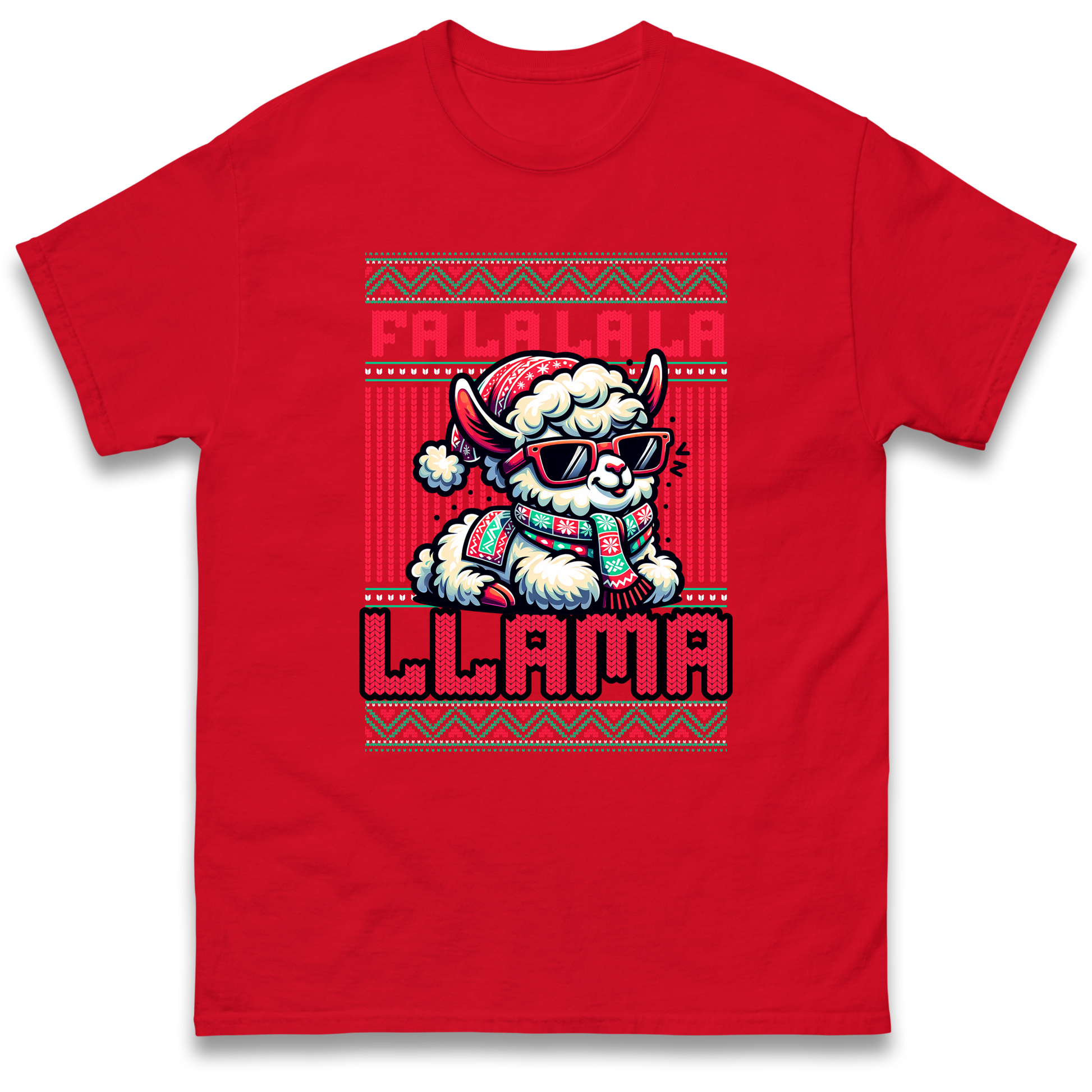 FA LA LA LA LLAMA T Shirt