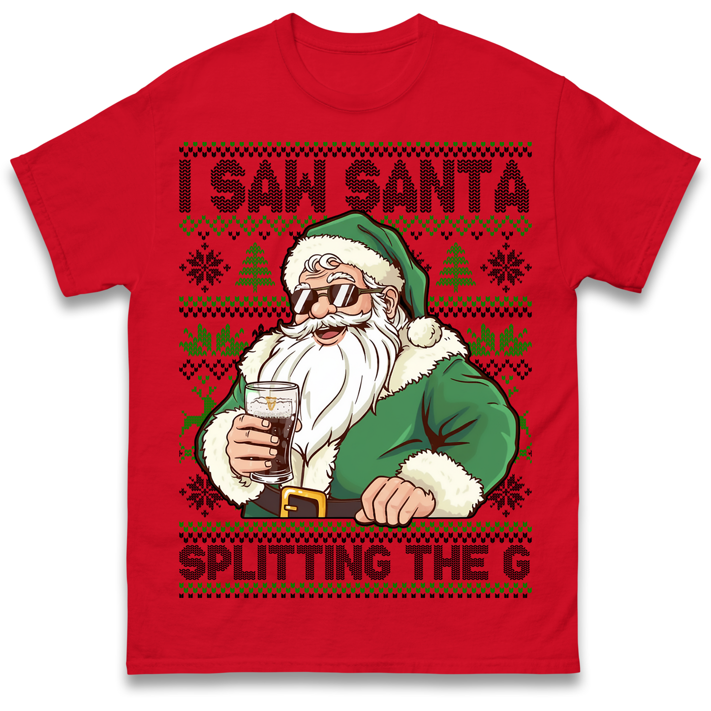 Santa Splitting The G T Shirt