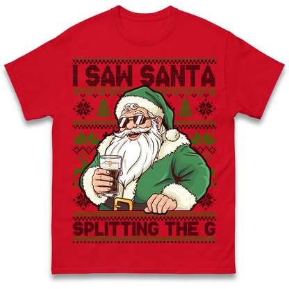Santa Splitting The G T Shirt