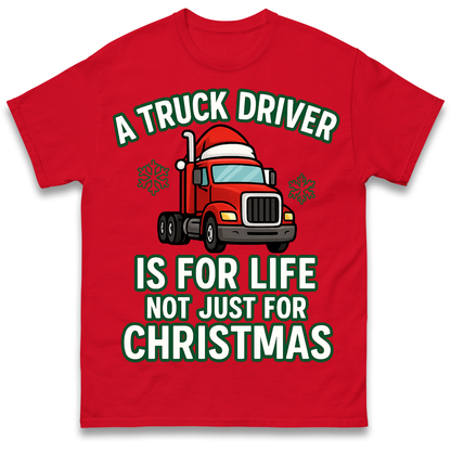 Truck Driver Christmas T Shirt