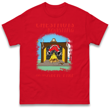 Chestnuts Roasting On An Open Fire Christmas T Shirt