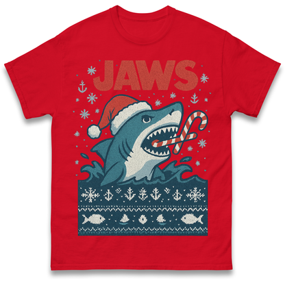 Jaws Christmas T Shirt